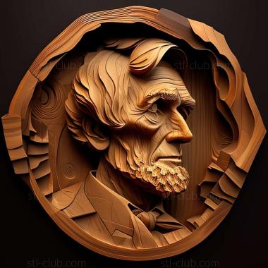 3D model Adam Lichsko American artist (STL)